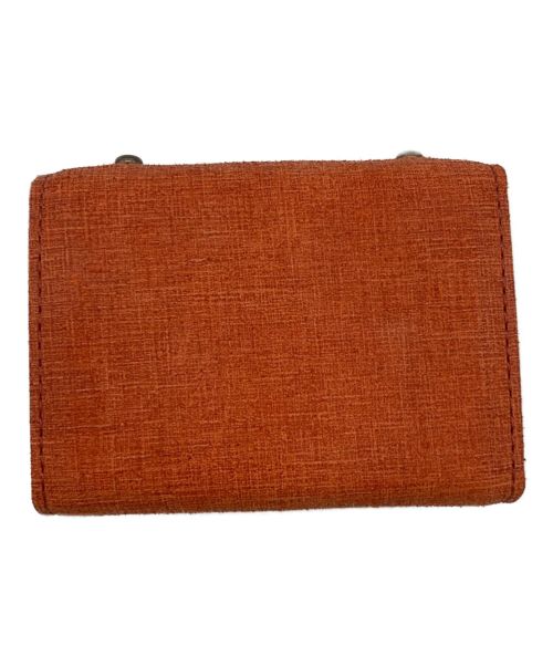 M+（エムピウ）M+ (エムピウ) 2つ折り財布 レッドの古着・服飾アイテム