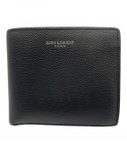 Saint Laurent Parisサンローランパリ）の古着「2つ折り財布」｜ブラック