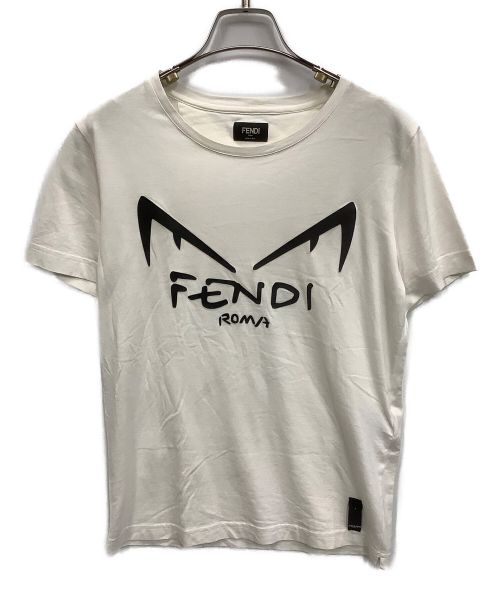 FENDI（フェンディ）FENDI (フェンディ) 半袖Tシャツ ホワイト サイズ:XSの古着・服飾アイテム