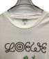 LOEWE (ロエベ) 半袖Tシャツ ホワイト サイズ:L：14800円