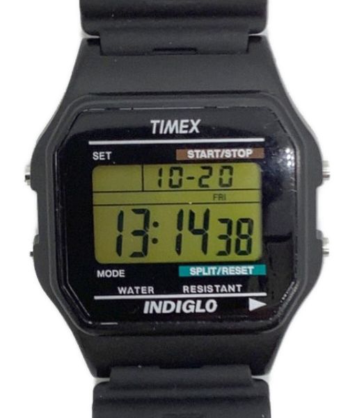 TIMEX（タイメックス）TIMEX (タイメックス) デジタルウォッチ ブラックの古着・服飾アイテム