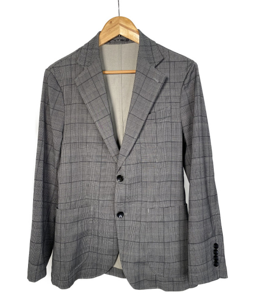 EDIFICE（エディフィス）EDIFICE (エディフィス) ストレッチ2Bジャケット グレー サイズ:44の古着・服飾アイテム