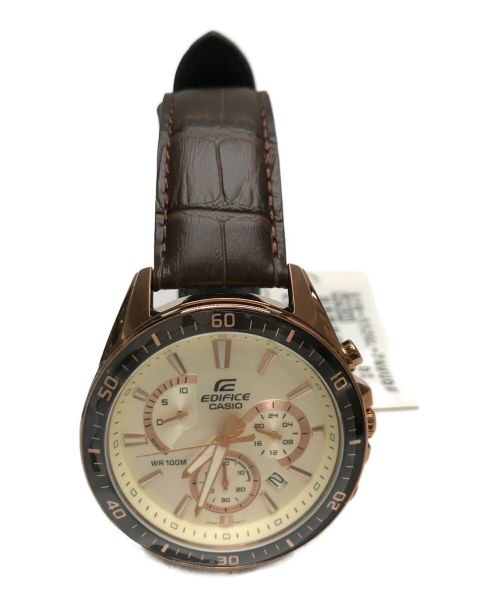 EDIFICE（エディフィス）EDIFICE (エディフィス) EDIFICE(エディフィス)腕時計　EFR-552GL-7AVUDF　 ホワイト、ゴールド 未使用品の古着・服飾アイテム