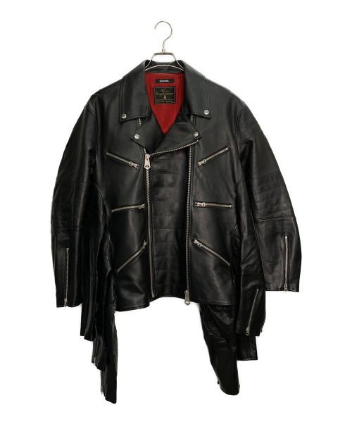 CUNE（キューン）CUNE (キューン) 8アームレザージャケット ブラック サイズ:3の古着・服飾アイテム