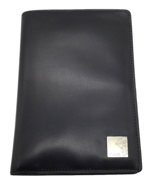 VERSACE（ヴェルサーチ）VERSACE (ヴェルサーチェ) 2つ折り財布　ヴェルサーチェ ブラックの古着・服飾アイテム