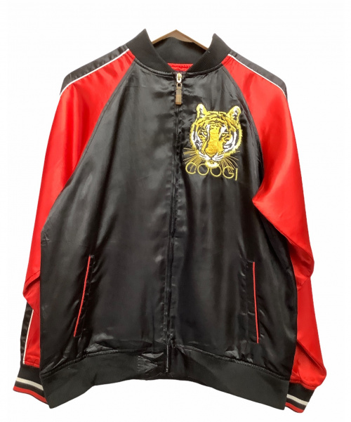 中古 古着通販 Coogi クージー スカジャン レッド ブラック サイズ M 秋物 ブランド 古着通販 トレファク公式 Trefac Fashion