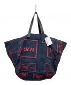 J.W. ANDERSON）の古着「BLUE TOTE BAG WITH RED LOGO」