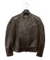 BELSTAFF（ベルスタッフ）の古着「Motorcycle Leather Jacket」｜ブラックブラウン