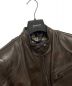 中古・古着 BELSTAFF (ベルスタッフ) Motorcycle Leather Jacket ブラックブラウン サイズ:S：64800円