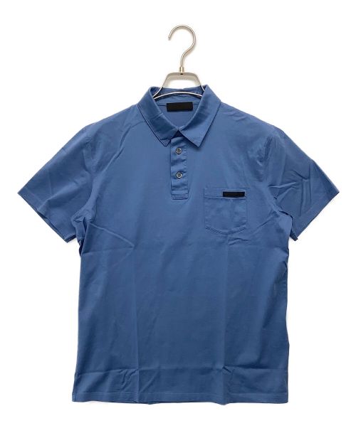 PRADA（プラダ）PRADA (プラダ) ポロシャツ ブルー サイズ:Sの古着・服飾アイテム