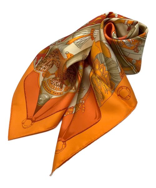 HERMES（エルメス）HERMES (エルメス) スカーフ オレンジの古着・服飾アイテム