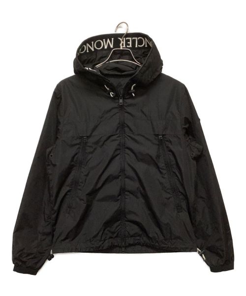 MONCLER（モンクレール）MONCLER (モンクレール) ナイロンジップアップパーカ ブラック サイズ:1の古着・服飾アイテム