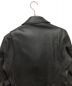 中古・古着 JACKROSE (ジャックローズ) レザージャケット ブラック サイズ:4（L）：11000円