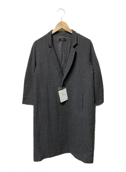 Y's（ワイズ）Y's (ワイズ) ウールコート グレー サイズ:2 未使用品の古着・服飾アイテム