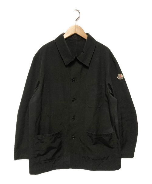 MONCLER（モンクレール）MONCLER (モンクレール) GIACCA ワッペン付シャツジャケット ブラック サイズ:3の古着・服飾アイテム
