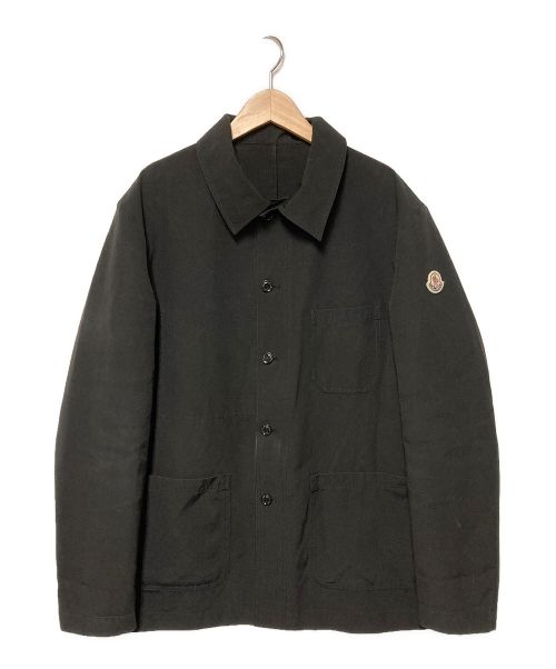 MONCLER（モンクレール）MONCLER (モンクレール) GIACCA ワッペン付シャツジャケット ブラック サイズ:2の古着・服飾アイテム