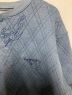 中古・古着 Burberry's (バーバリーズ) 刺繍ヘンリーネックスウェット ブルー サイズ:L：9000円