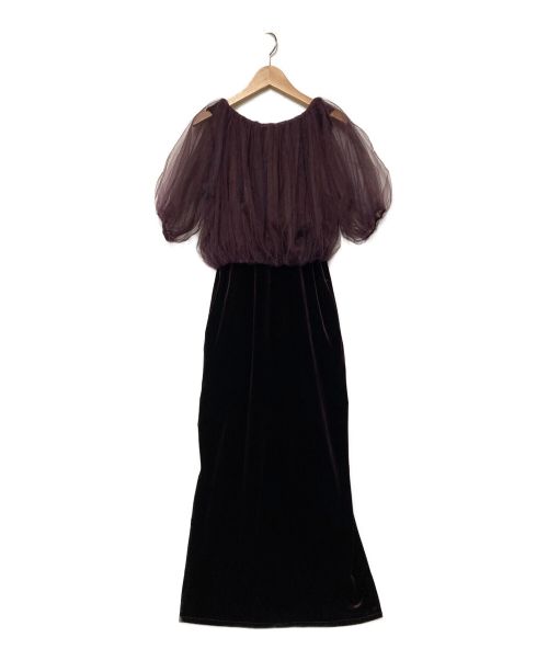 Ameri VINTAGE（アメリヴィンテージ）Ameri VINTAGE (アメリヴィンテージ) UND MANY WAY BALLOON VEIL DRESS パープル サイズ:Ｍの古着・服飾アイテム