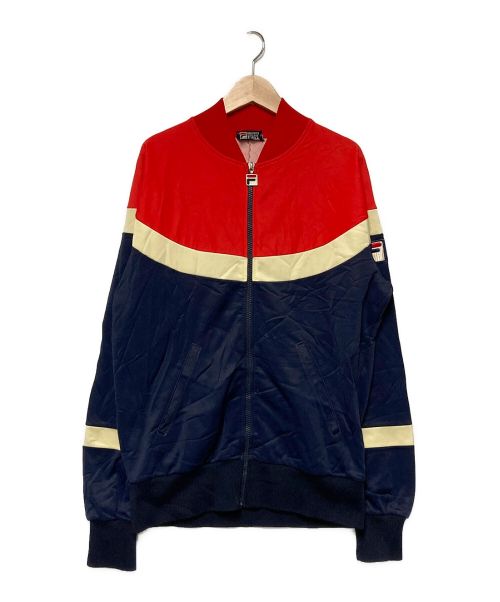 FILA（フィラ）FILA (フィラ) 70's トラックジャケット レッド×ネイビー サイズ:実寸参照の古着・服飾アイテム