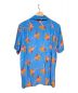 Aloha Blossom (アロハブロッサム) BIRDS OF PARADISE 総柄アロハシャツ ブルー サイズ:40：8800円