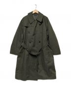 DESCENTE PAUSEデサントポーズ）の古着「WOOL MIX TRENCH COAT」｜グレー