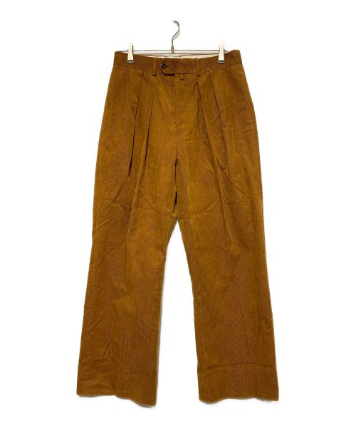 NEAT（ニート）NEAT (ニート) コーデュロイワイドタックパンツ ベージュ サイズ:46の古着・服飾アイテム