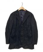 BURBERRY LONDONバーバリー ロンドン）の古着「フェイクレザー3Bテーラードジャケット」｜ブラック