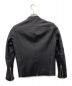 LIDnM (リドム) ラムレザージャケット ブラック サイズ:S：7800円