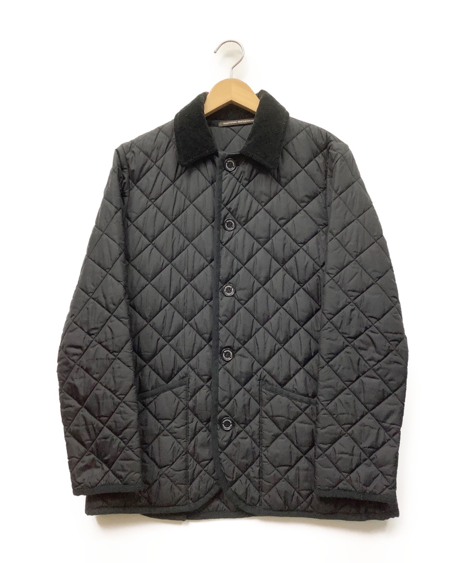 中古 古着通販 Traditional Weatherwear トラディショナルウェザーウェア キルティングコート ブラック サイズ 38 ブランド 古着通販 トレファク公式 Trefac Fashion