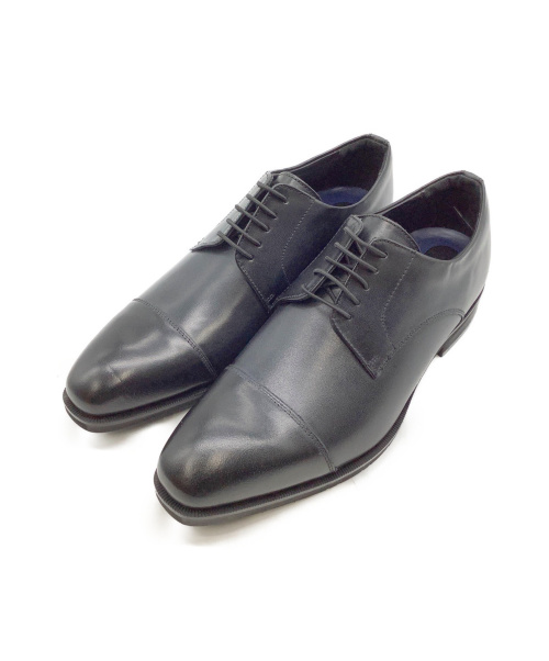 PIERONI（ピエローニ）PIERONI (ピエローニ) ストレートチップシューズ ブラック サイズ:25 1/2の古着・服飾アイテム