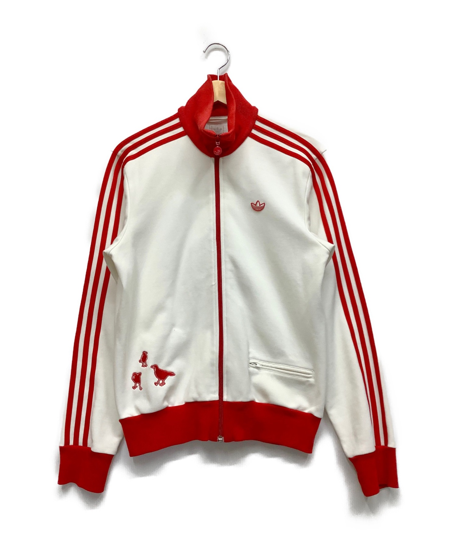 中古 古着通販 Adidas Originals アディダスオリジナル トラックジャケット ホワイト レッド サイズ M ブランド 古着通販 トレファク公式 Trefac Fashion