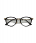 KANEKO OPTICAL（金子眼鏡）の古着「伊達眼鏡」｜ブラック×ゴールド