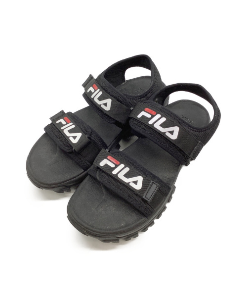 FILA（フィラ）FILA (フィラ) サンダル ブラック サイズ:27 FS1SIB2011Xの古着・服飾アイテム