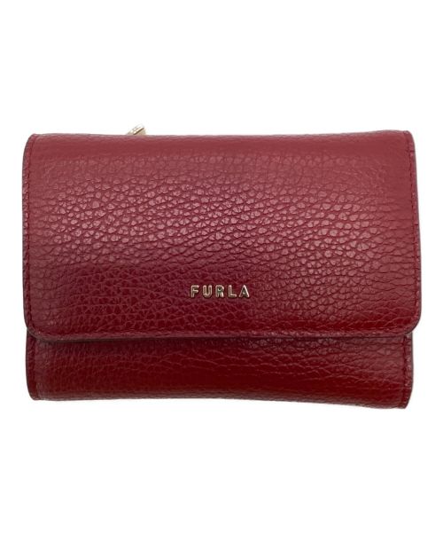 FURLA（フルラ）FURLA (フルラ) 3つ折り財布 レッドの古着・服飾アイテム