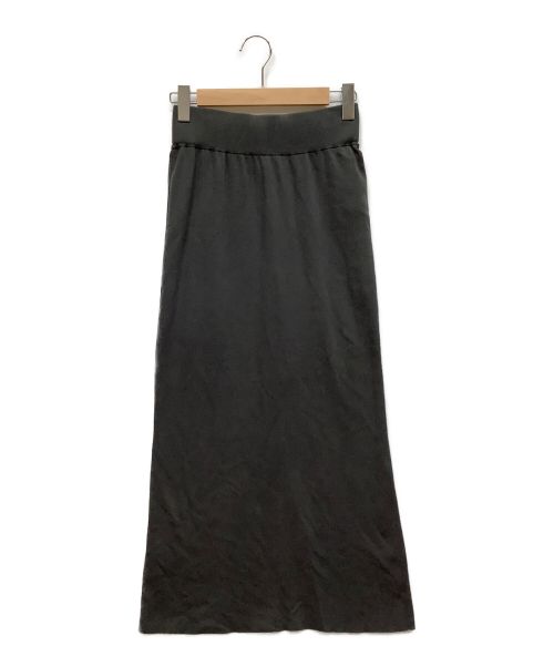 IENA（イエナ）IENA (イエナ) コットンニットスカート グレー サイズ:36の古着・服飾アイテム