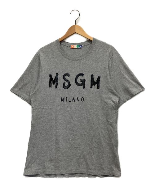 MSGM（エムエスジーエム）MSGM (エムエスジーエム) Tシャツ グレー サイズ:Mの古着・服飾アイテム