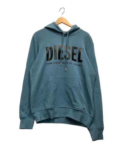 DIESEL（ディーゼル）DIESEL (ディーゼル) プルオーバーパーカー ブルー サイズ:M 未使用品の古着・服飾アイテム