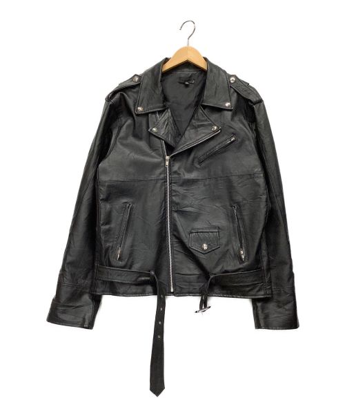 worca（ワーカ）worca (ワーカ) ライダースジャケット ブラック サイズ:XLの古着・服飾アイテム