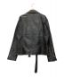 worca (ワーカ) ライダースジャケット ブラック サイズ:XL：2980円