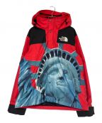 SUPREMEシュプリーム）の古着「Statue Of Liberty Mountain Jacket」｜レッド