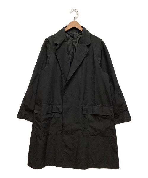 eN ROUTE（アンルート）eN ROUTE (アンルート) チェスターコート(タフタ サイド スリットコート) ブラック サイズ:1の古着・服飾アイテム