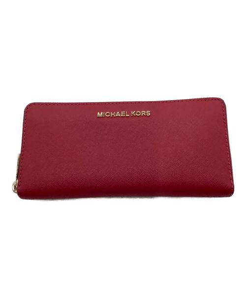 MICHAEL KORS（マイケルコース）MICHAEL KORS (マイケルコース) 長財布 ショッキングピンクの古着・服飾アイテム