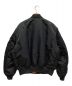 ALPHA (アルファ) MA-1ジャケット ブラック サイズ:XL：2980円