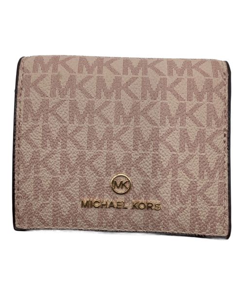 MICHAEL KORS（マイケルコース）MICHAEL KORS (マイケルコース) 2つ折り財布 ライトピンクの古着・服飾アイテム