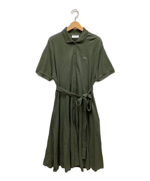 LACOSTE（ラコステ）LACOSTE (ラコステ) ポロシャツワンピース オリーブ サイズ:38の古着・服飾アイテム