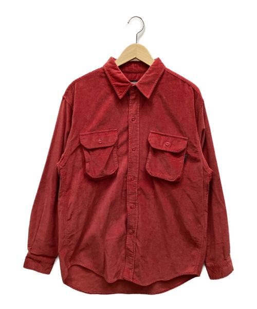 VANS（バンズ）VANS (ヴァンズ) ワークシャツ レッド サイズ:Lの古着・服飾アイテム