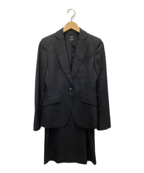 23区（ニジュウサンク）23区 (ニジュウサンク) セットアップスーツ ブラック サイズ:36の古着・服飾アイテム