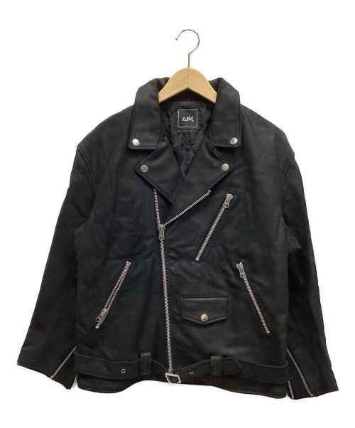 X-GIRL（エックスガール）X-GIRL (エックスガール) レザージャケット ブラック サイズ:2の古着・服飾アイテム