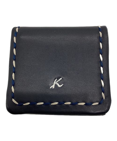 KITAMURA（キタムラ）KITAMURA (キタムラ) 2つ折り財布 ネイビーの古着・服飾アイテム