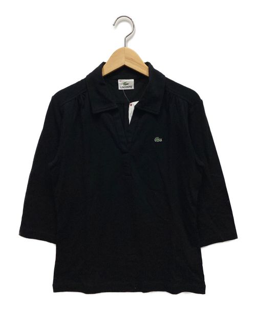 LACOSTE（ラコステ）LACOSTE (ラコステ) ポロシャツ ブラック サイズ:L 未使用品の古着・服飾アイテム
